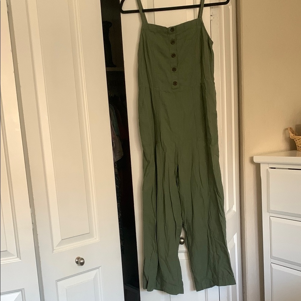 Olive Green Jumpsuit